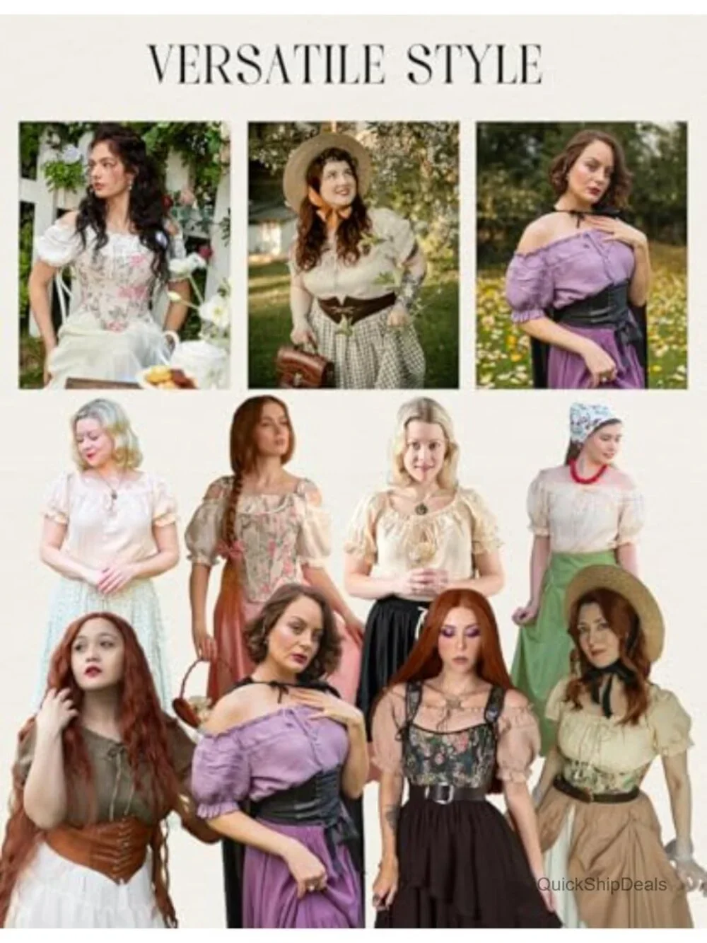 Off Shoulder Peasant Blouse Puff Sleeve Cotton Loose Summer Top